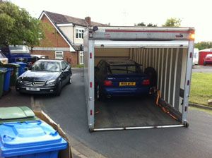 loading car